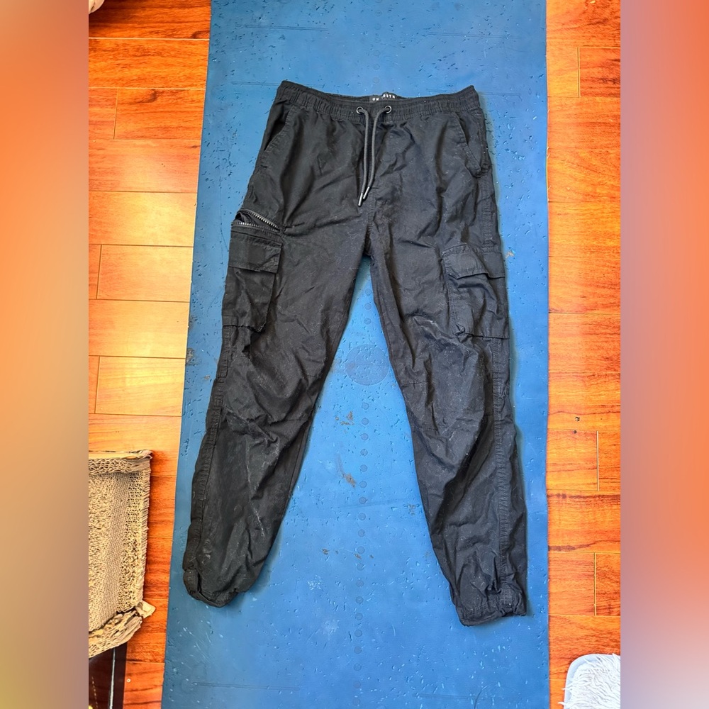 Girl’s Youth Black Cargo Pants